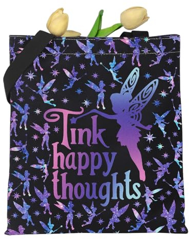 KUIYAI Süße Feen-Tragetasche für Mädchen und Frauen, Märchen-Geschenk, Cartoon-Feen-Geschenk, Schultertasche für Einkaufen, Reisen