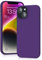 YATWIN Silicone Case for iPhone 13, Soft-Touch, Shockproof, DustProof, Antiskid Full Body Armour Phone Cover for Apple iPhone 13 - Purple