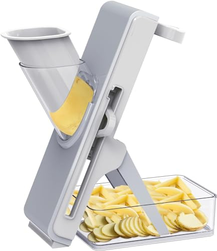Special Safety Slicer for Kitchen - Adjustable Vegetable Food Slicer, Professional 3 in 1 Vegetable Slicer for Kitchen Cooks Meal Prep