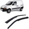CarJoy Windabweiser Luftabweiser Regenabweiser Seitenfensterabweiser Kompatibel mit Renault Kangoo I X76 1997-2008 Autofenster Regenschutz Regenabweiser Anklebbare Deflektoren 2 Stück