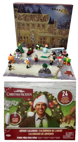 JUCHRZEY Weihnachts-Adventskalender 2024, Weihnachtsfilm, 24 Tage Weihnachts-Adventskalender, 24 Tage voller Spaß, Überraschungsfiguren zum Sammeln for Kinder, Erwachsene und Fans