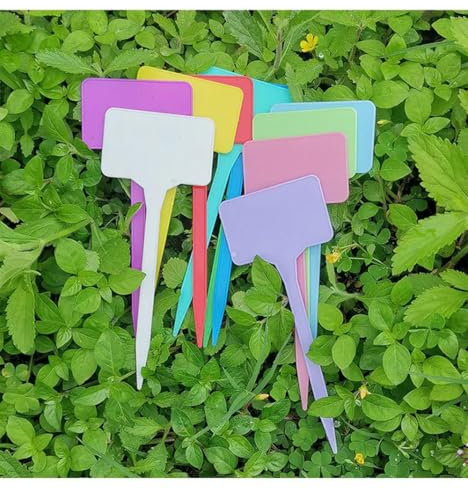 FUPOHUA Étiquettes Marques de Plantes Grande étiquette Plantes à Fleurs Plaque d'identification Plantes en Pot Étiquettes en Plastique pour Plantes Plaque Étiquettes pour Plantes de Jardin