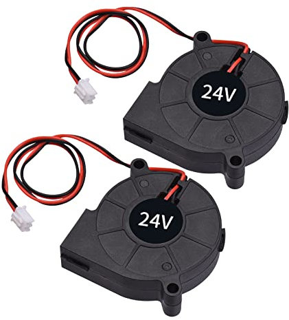 YIWEOG 5015 Cooling Fan 50x50x15mm 12V/24V Brushless Fan Blower Fan 2-Pin Connector for 3D Printer Parts