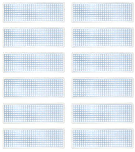 NUOBESTY Washi Tape Organizer Boards 50 Stück Blau aus Kunststoff für Büro | Washitape Aufbewahrer, Washitape Aufbewahrung, Praktische Aufbewahrung für Washi Tape