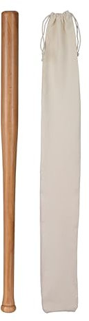 Relaxdays Mazza da Baseball, Bastone Leggero per Gioco Softball, Sport, Manico Lungo, 86 cm, 34 Pollici, Legno, Naturale, 100%