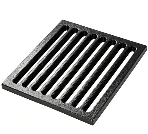 GFTIME Gusseisen Kaminrost 22x 20 cm Feuerrost Ofenrost Aus Massivem Gusseisen, Kamin Feuerrost für Viele Kaminöfen Kohlerost, Öfen, 1 Stück Kamin Feuerrost