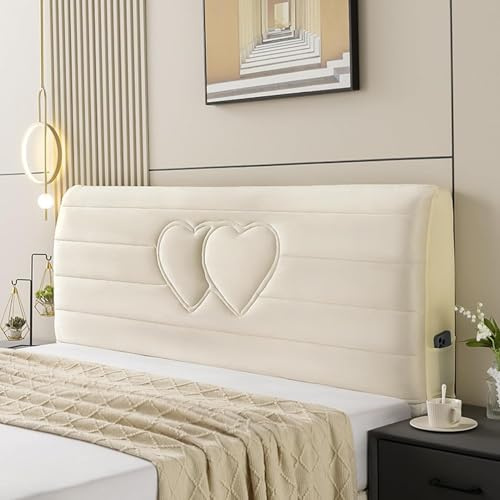 Bett Kopfteil Bezug/Überzug, Kopfteilbezug Für, Stretch Husse Staubdicht, Bettkopfteil Hussen Für Gepolsterte(B,200cm/78inch)