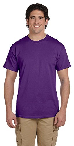 Gildan Men's Ultra Cotton Tee Extended Sizes, Purple, XXX-Large