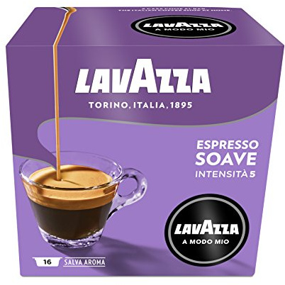 Lavazza A Modo Mio Soave 16 Coffee Capsules (Pack of 2)