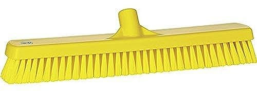 Vikan - Igiene - Scopa per lavaggio pavimenti - Dura - 470mm - Giallo