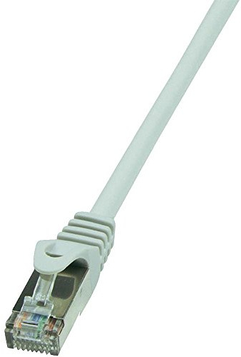 LogiLink CP2022S CAT6 F/UTP EconLine Patch Cable, 0.50 Meter Length, Grey, Grey, 0.5 Meter Length