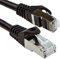 kenable Cat6A SSTP Snagless Shielded RJ45 Network Ethernet 10GIG Cable 1m Black