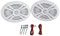 Rockville Rmsts69w Pair 1000W Waterproof Marine Boat Speakers 2-Way, White, 6 x 9