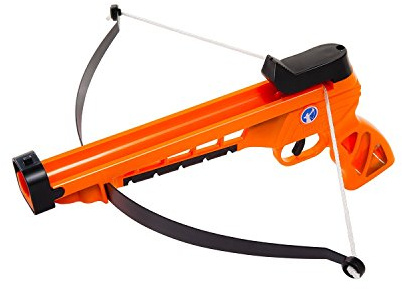 Petron 162/2 Sureshot Handbow Kinder Hand Armbrust mit 3 Pfeilen, orange/schwarz
