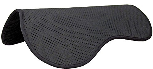 Shires Contour Sattelunterlage, rutschfest schwarz schwarz
