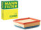 MANN-FILTER C 24 024 Filtro dell'aria - per Autovetture + veicoli commeriali