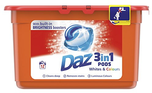 Daz Washing Capsules Whites and Colours (12 Washes)