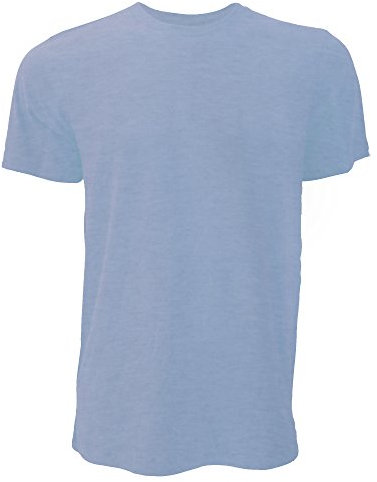 Bella + Canvas Unisex Jersey Crew Neck T-Shirt Heather Blue M