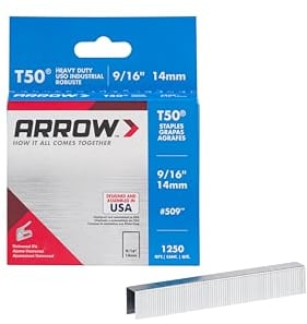 Arrow A50924 T50-Heftklammern, 9/16 Zoll (14 mm)