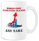 Personalisierte Geschenkbox World's Best Teacher/Diagramm Rechnungslegung und Arrow (Academic Design Tasse weiß)-jeder Name und Nachricht an ihr einzigartiges-Schule Hochschule Universität
