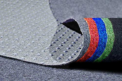 MadeInNature Moquette d'extérieur ou d’intérieur. Dimensions et Couleurs au Choix. Tapis Type Gazon Artificiel - pour Jardin, terrasse, Balcon | revêtement de Sol Outdoor (080 x 200 cm, Gris Clair)