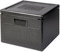 Thermo Future Box Quadratische Thermobx Kühlbox, Transportbox Warmhaltebox und Isolierbox mit Deckel, 32 Liter Pizzabox,Thermobox aus EPP (expandiertes Polypropylen)