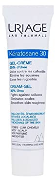 Uriage Keratosane Hornhautentferner Gel-Emulsion für verdickte Stellen, raue und unebene Haut mit Urea 30% - bekämpft Hornhaut, beseitigt Schuppen & glättet Hautrauhigkeit - parfümfrei - 40ml