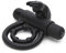 Lovehoney Bionic Bullet Rabbit-Vibro-Penisring 5 Funktionen - Silikon Cockring mit Bullet-Vibrator - Hoden und Penisring - Erektionshilfe für Männer - Wasserdicht - Schwarz
