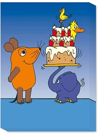 modern times 10er Set Postkarte SENDUNG MIT DER MAUS - Motiv: GEBURTSTAGSTORTE, Anlass: Kindermotive Geburtstag, Künstler/Verlag SCHMITT-MENZEL/STREICH, Größe: A6