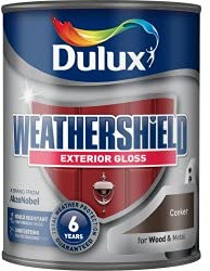 Dulux Weathershield Exterior Gloss 750ml Conker