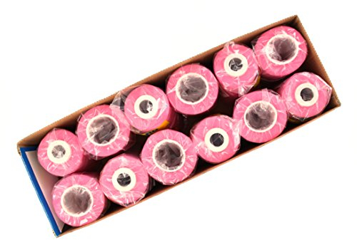 Schnoschi 12 Konen Overlockgarn 40/2 (120), 5000 Yard (4570 Meter), Nähgarn, rosa