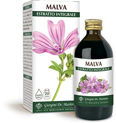 Dr Giorgini Integratore Alimentare, Malva Estratto Integrale Liquido Analcoolico - 200 ml