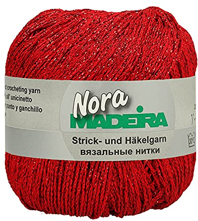 Madeira M9813-315 Häkel-Strickgarn, Polyester, 315 Rot, 100 m, meter