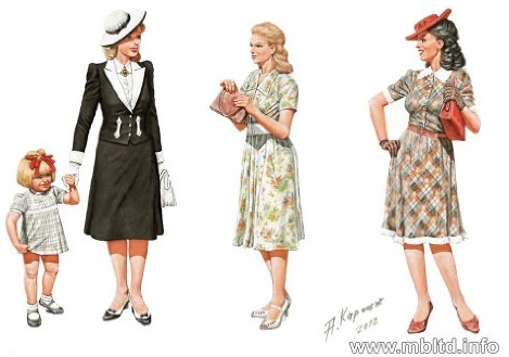 Masterbox 1:35 Scale Women of WWII Era Figure