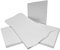 Craft UK W103 Leinenkarte und Umschlag, 15,2 x 15,2 cm, Weiß, 50 Stück