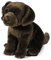Anna Club Plüsch ACP16785 - Plüschfigur Labrador 26 cm, braun, Plüschtiere