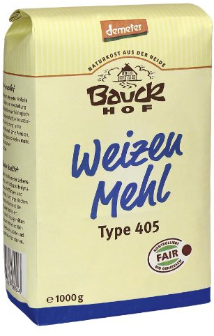 Bauckhof Bio Weizenmehl Hell Type 405, 1 kg