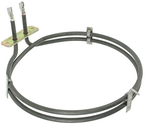 SPARES2GO 2 Turn Heater Element for Homark Fan Oven/Cookers (2000W)