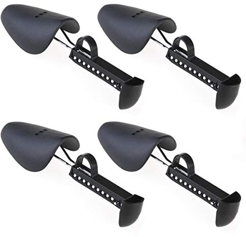 Shoe Trees Adjustable Shoe Stretcher (Black), Plastic & Metal, Men's Size 39-45