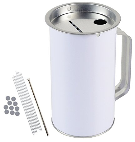 HMF 45000-07 Spendendose 8 cm Ø, 14,5 cm hoch mit Griff, inkl. Zubehör