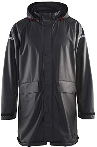 Blakläder Regenjacke lang Größe XL in Schwarz, 1 Stück, 430120009900XL