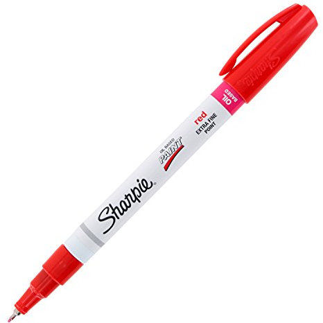 Sharpie Paint Markers extra fine red