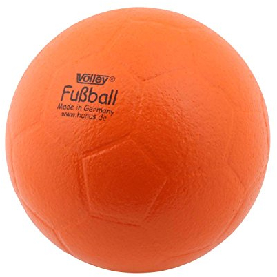 Volley ELE Fußball - Softball - 180 mm - 145 Gramm - Gut springend - Orange