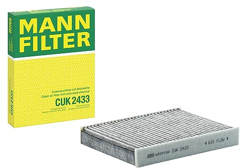 MANN-FILTER CUK 2433 Cabin Air Filter - Pollen Filter with Activated Carbon - for Cars + Transporters