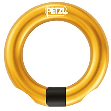 Petzl P28 Open Multidirektionaler Gated Ring, Gelb