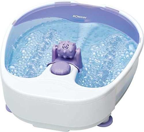 Fussmassagegerät mit 4-Stufen Fußbad Fußreflexzonen-Massage Fuss Füsse Fussmassage Sprudelbad (sparsame 90 Watt + Gerät: ca. B 300 x H 120 x T 380 mm)