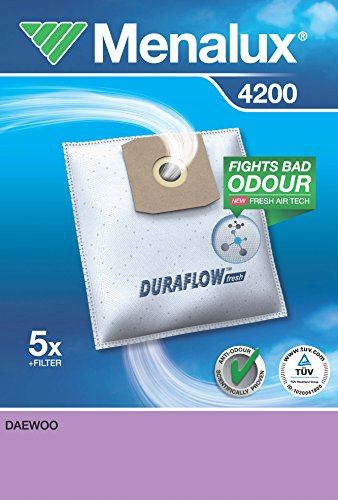 Menalux 4200 - Set de 5 bolsas, para Daewoo