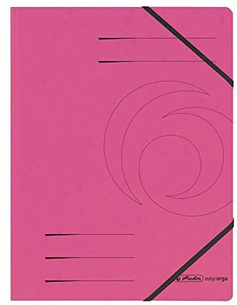 Herlitz 11159654 Pink Aktendeckel