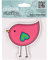 Papermania 4 x 4-Zoll Urban Stempel Vogel, rosa