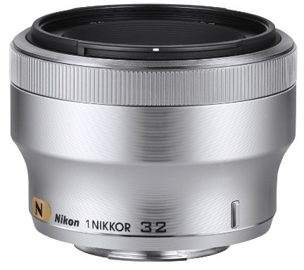 Nikon Objectif 32mm f/1,2 Argenté pour Nikon 1